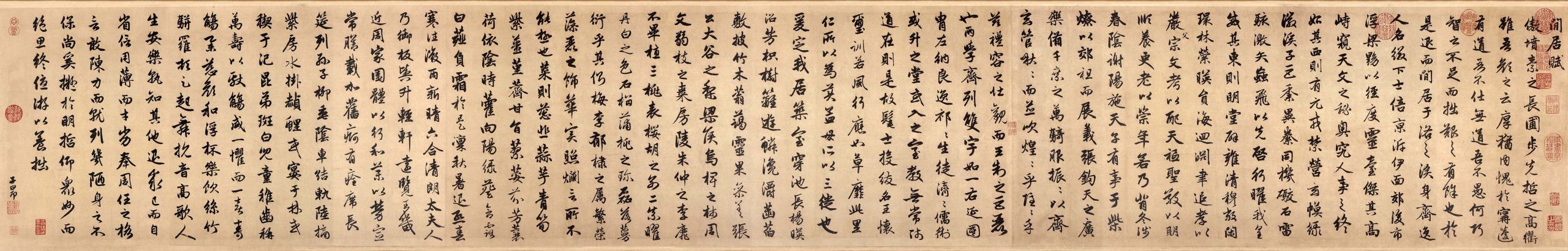 元 赵孟頫行书闲居赋