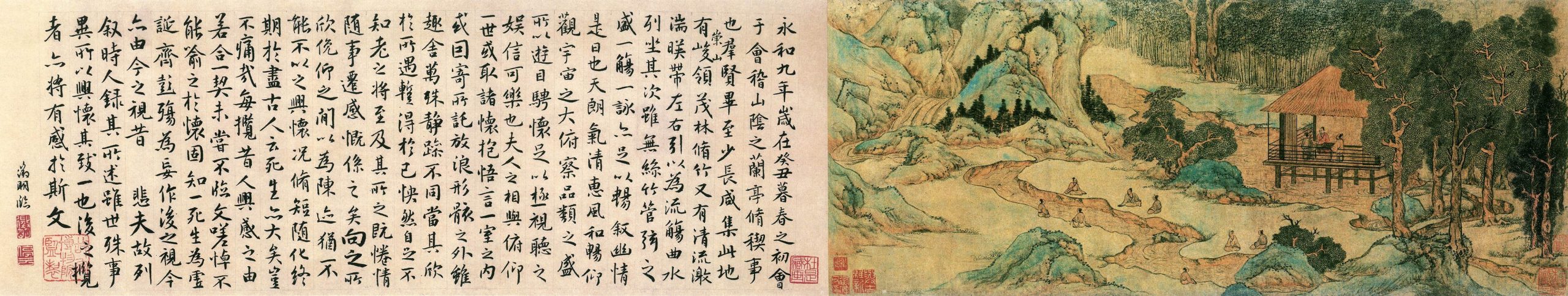 明 文征明 兰亭修禊图