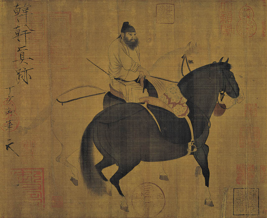 唐 韩干 牧马图
