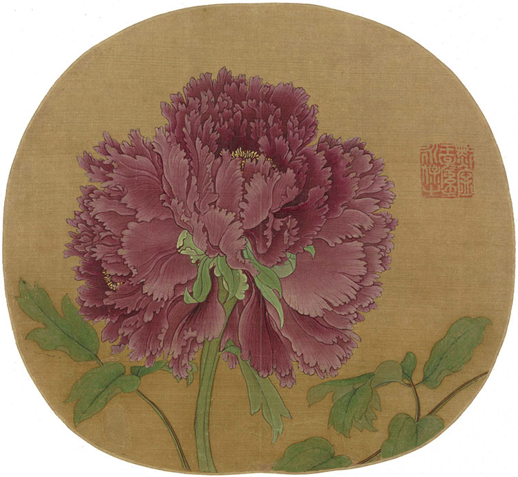 宋 佚名 牡丹图 宋人小品