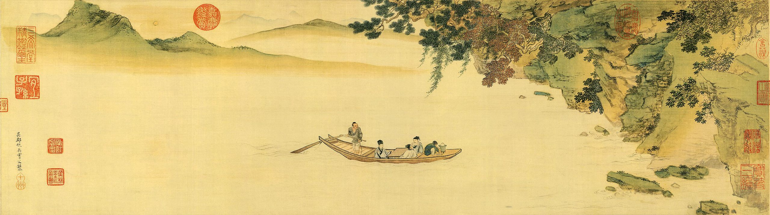 明代 仇英 赤壁图