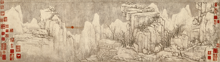 元 黄公望 快雪时晴图