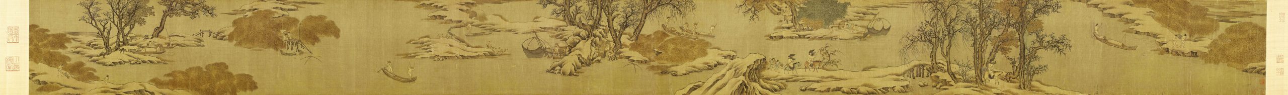 宋 佚名 雪渔图 故宫博物院藏