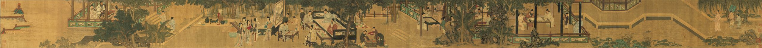 宋 刘松年 十八学士图藏于台北故宫博物院