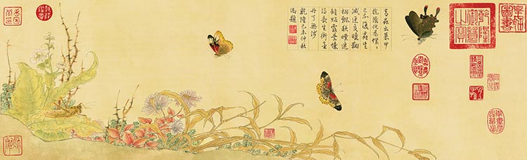 宋 赵昌 写生蛱蝶图 北京故宫博物院藏