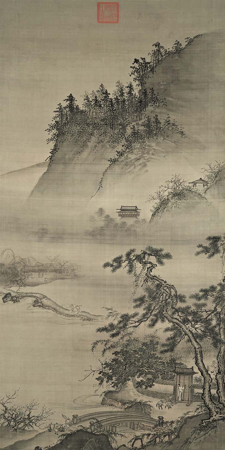 明 戴进 春游晚归 台北故宫博物院藏