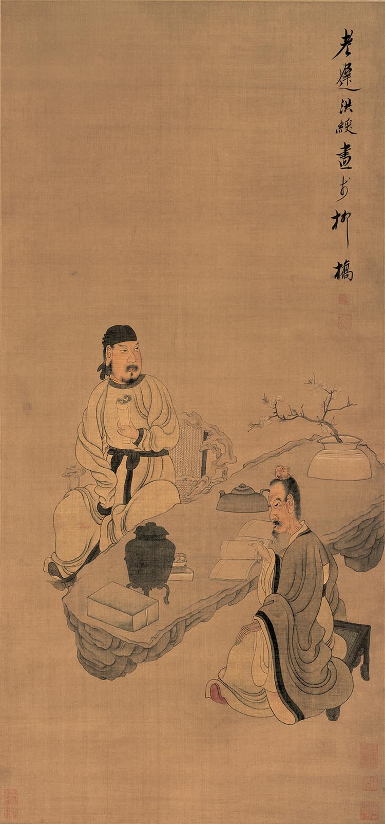 明 陈洪绶 人物图