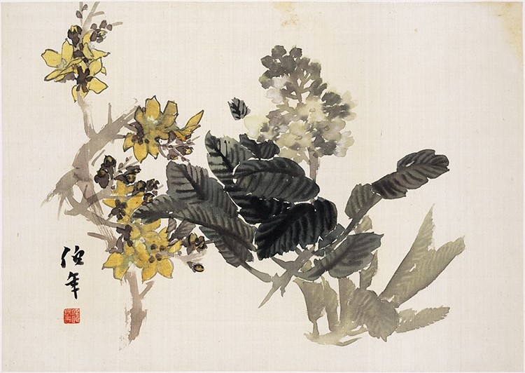 清 任伯年 花卉图册（十二开）10