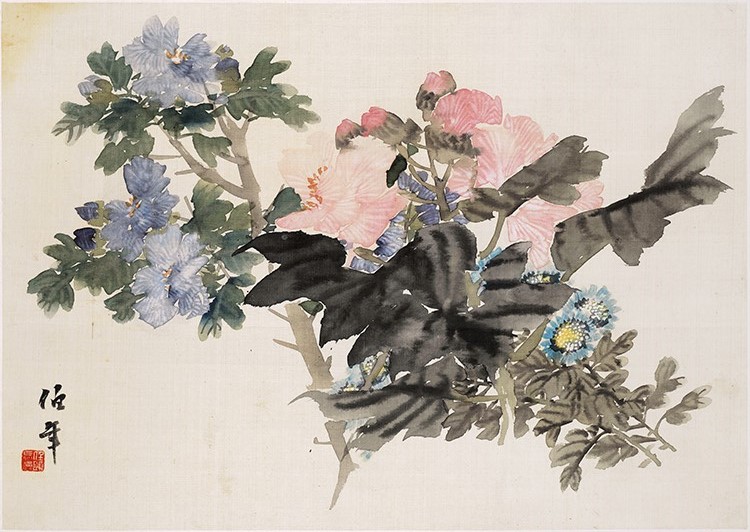 清 任伯年 花卉图册（十二开）12