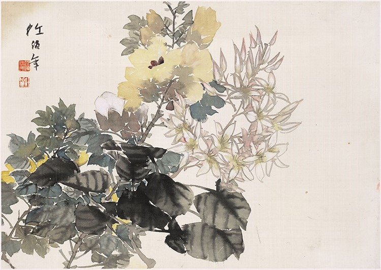 清 任伯年 花卉图册（十二开）08