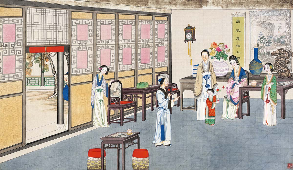 清 孙温 红楼梦图册18