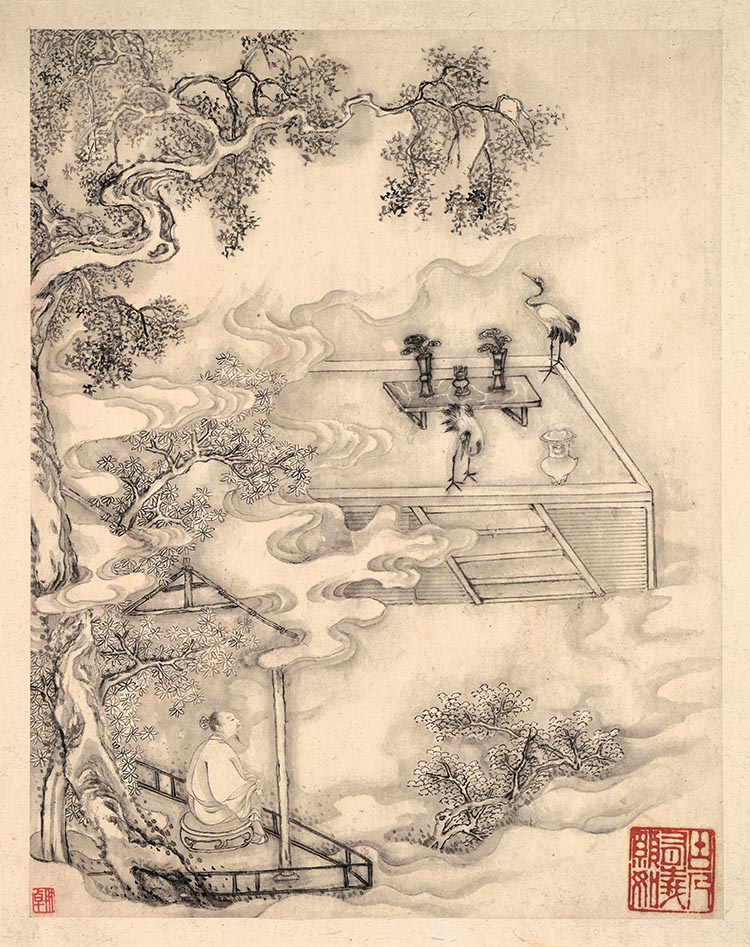 清 李世倬 逍遥胜迹图册 4 古画高清图免费下载