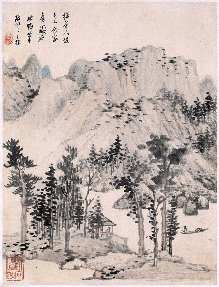 清 查士标-书画图册-08