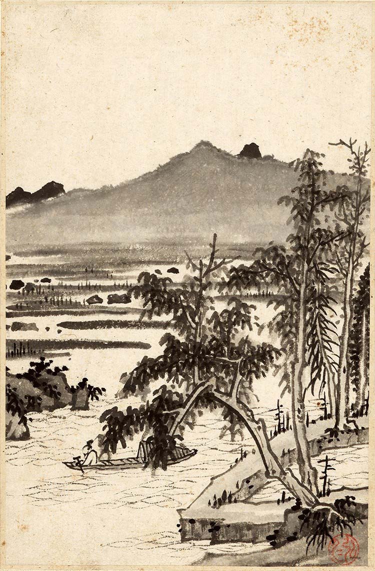 清 弘仁（渐江） 山水册页11