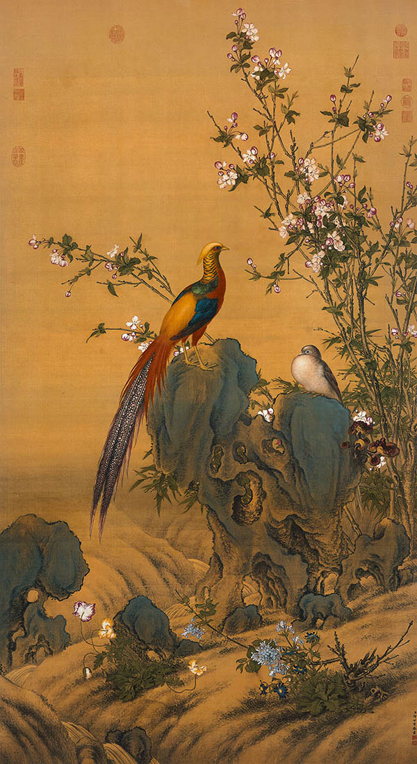 清 郎世宁 锦春图