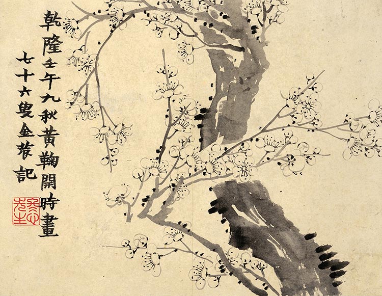 清 金农 梅花图册页3