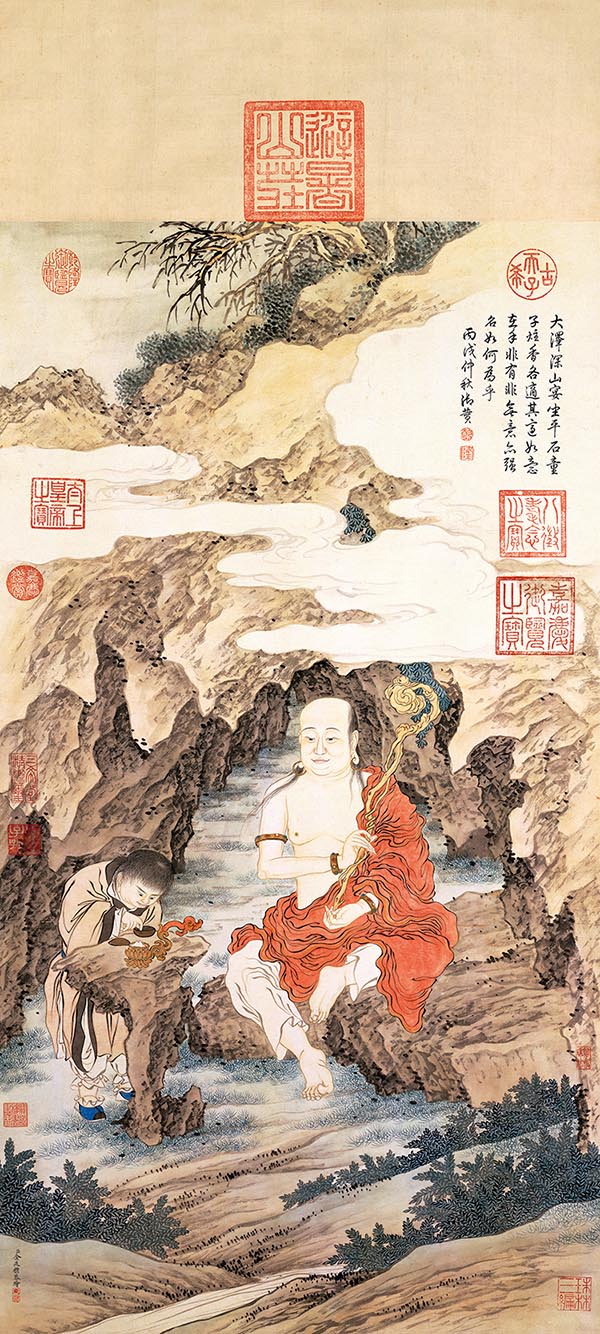 清 金廷标 罗汉图