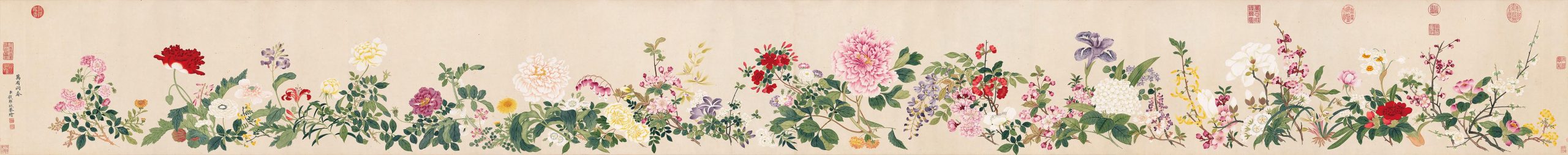 清 钱维城 万有同春图卷