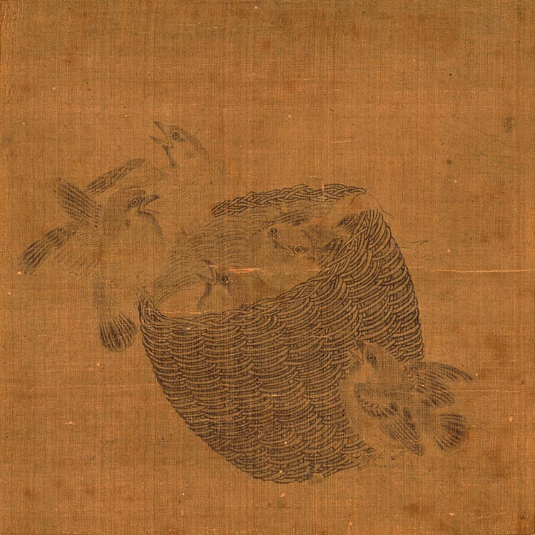 宋 宋汝志 雏雀图