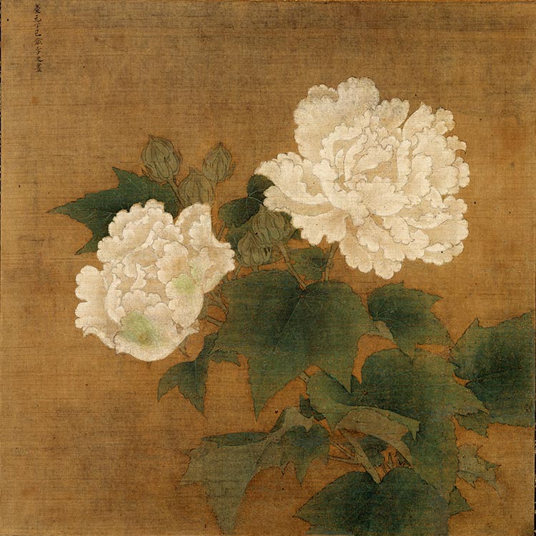 宋 李迪 红白芙蓉(东京国立博物馆藏)