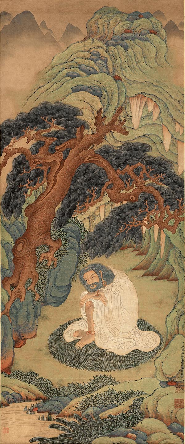 明 丁云鹏  释伽牟尼图 高清图下载