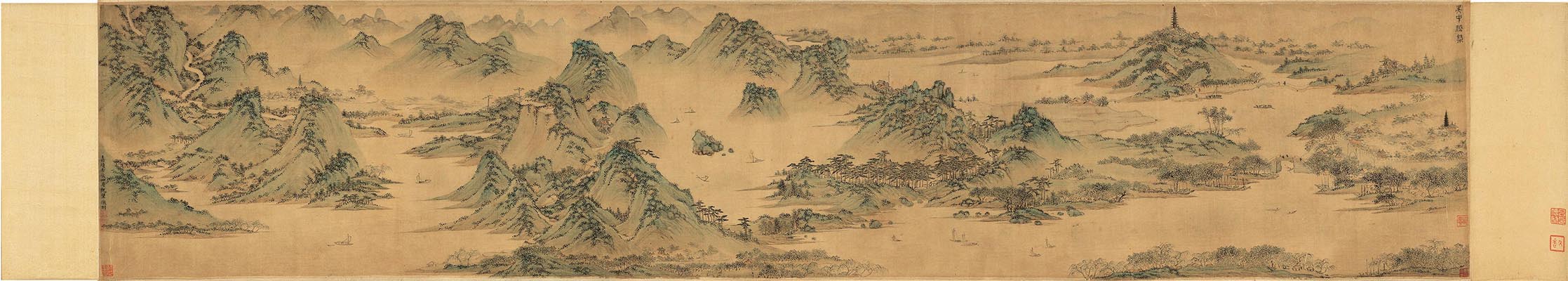 明 文徵明 吴中胜概图 高清图下载