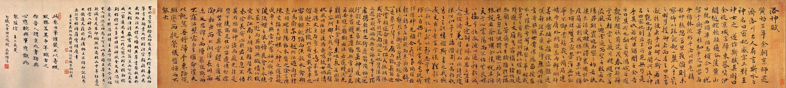 明 祝允明 行楷洛神赋卷