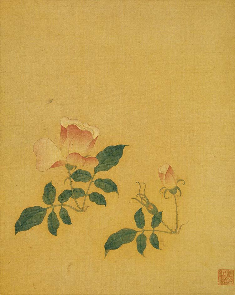 明代 陈洪绶 陈老莲 花鸟册10 高清图下载