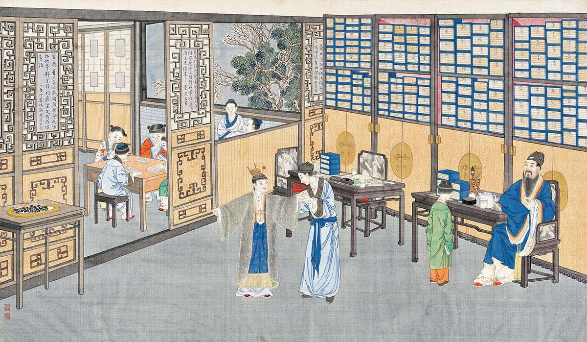 清 孙温 红楼梦图册24 高清图下载