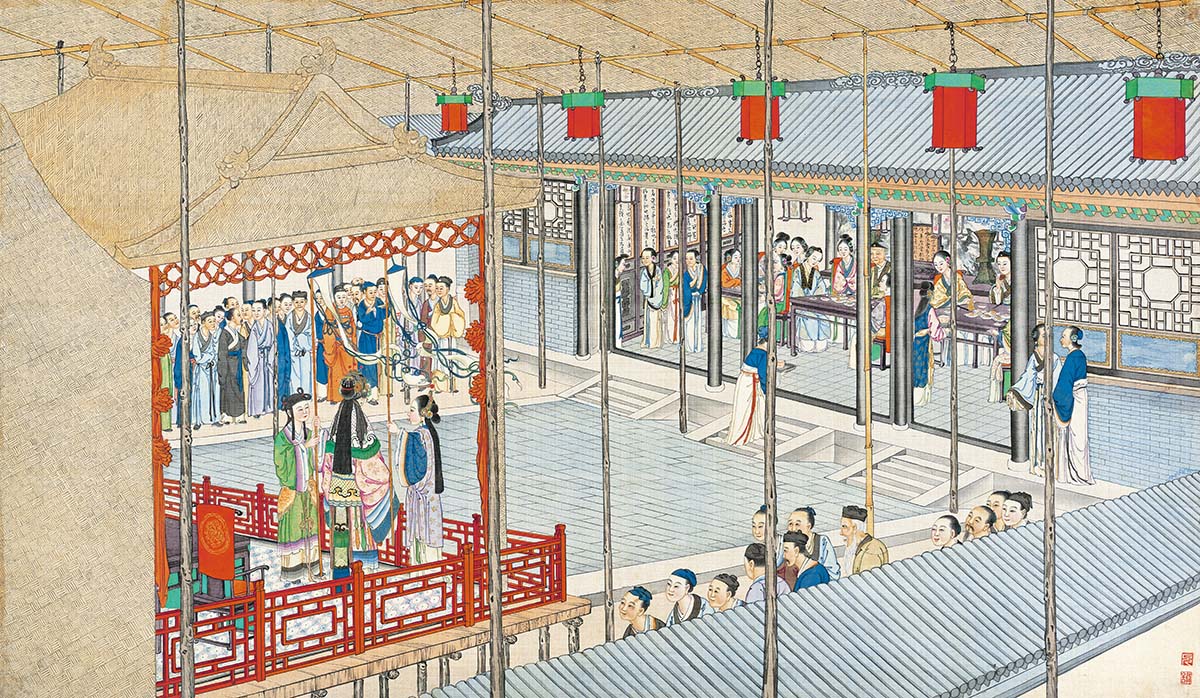 清 孙温 红楼梦图册30 高清图下载