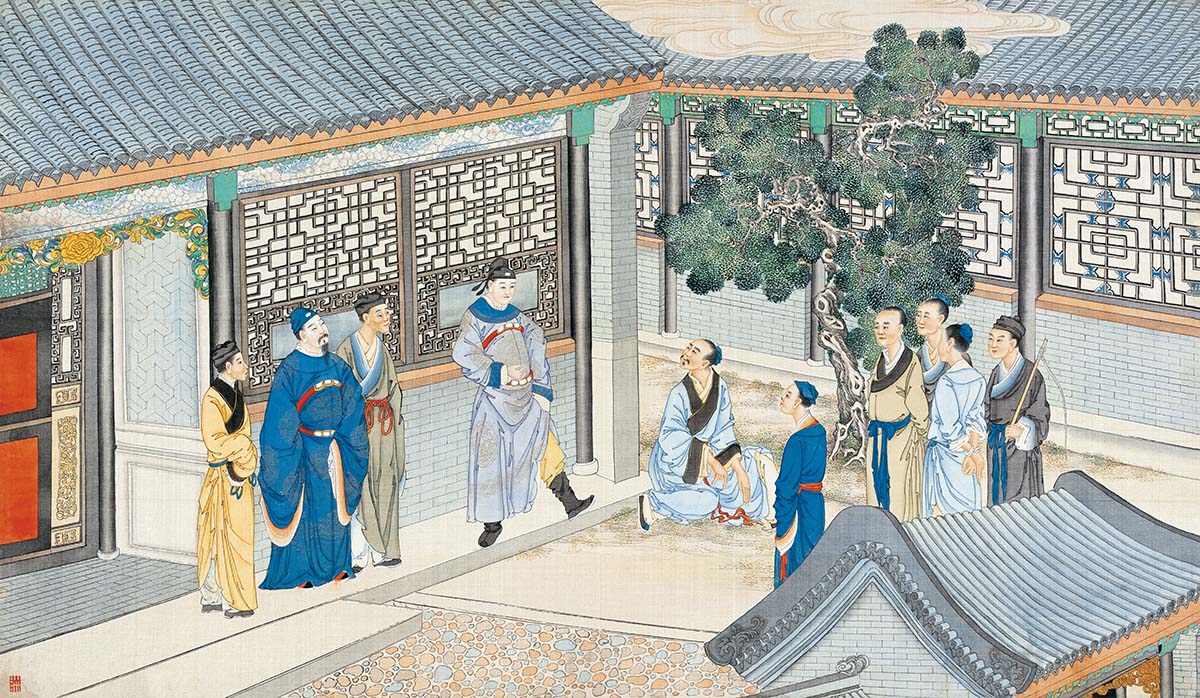 清 孙温 红楼梦图册32 高清图下载