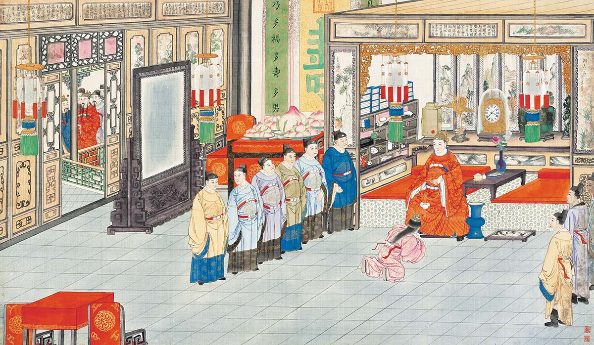 清 孙温 红楼梦图册33 高清图下载