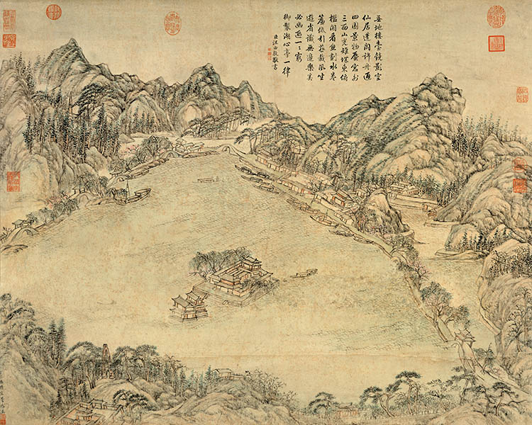 清 张宗苍 西湖图