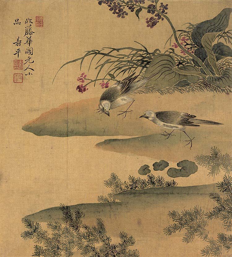 清 恽寿平 花卉十开-05高清图下载