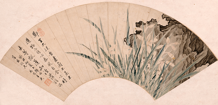 清 王武 兰石图 高清图下载