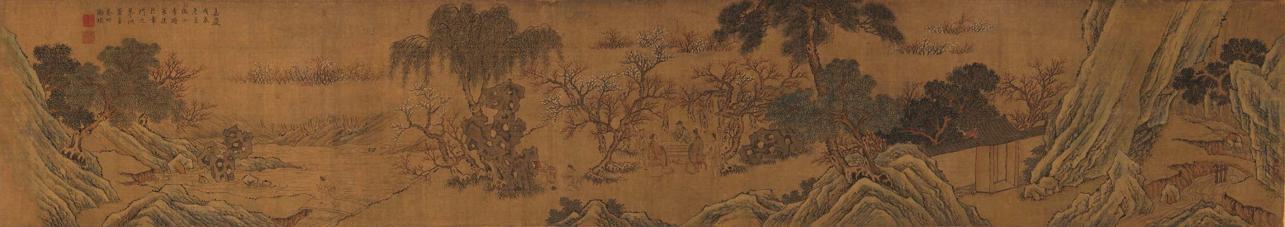 清 谢桢 闽游图卷 古画高清图下载