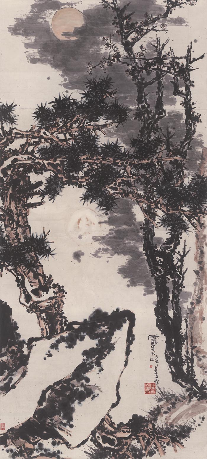 潘天寿 墨梅 高清图下载