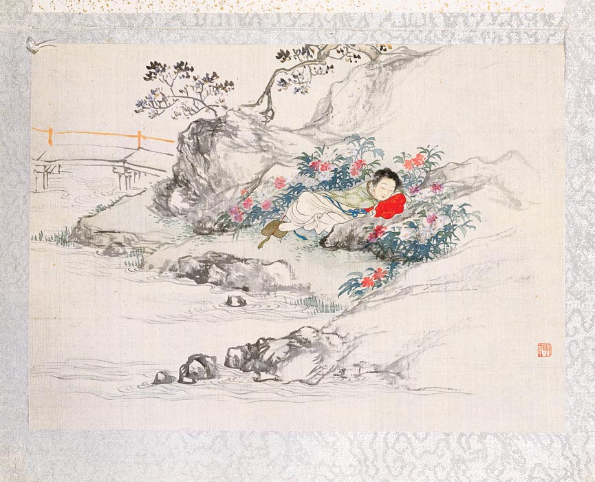 清 费丹旭 绘 十二金钗册 2 高清图下载