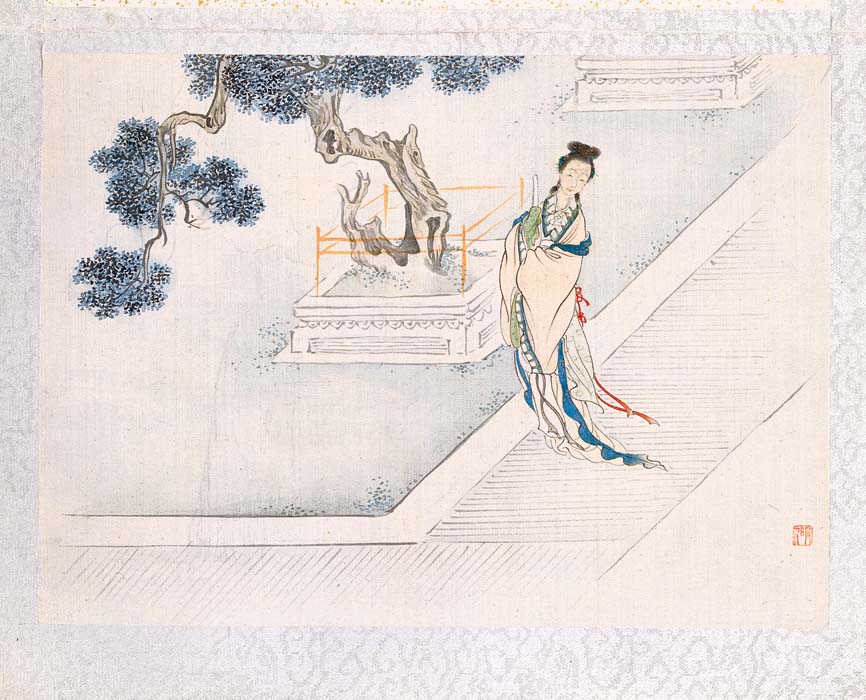 清 费丹旭 绘 十二金钗册 5