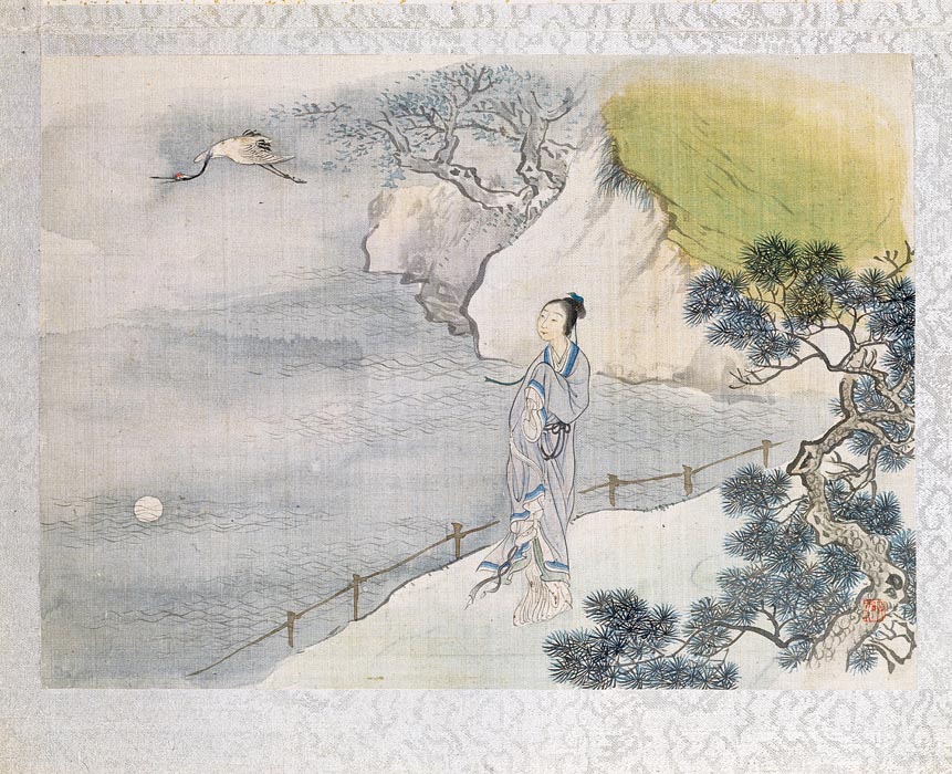 清 费丹旭 绘十二金钗册 8高清图下载