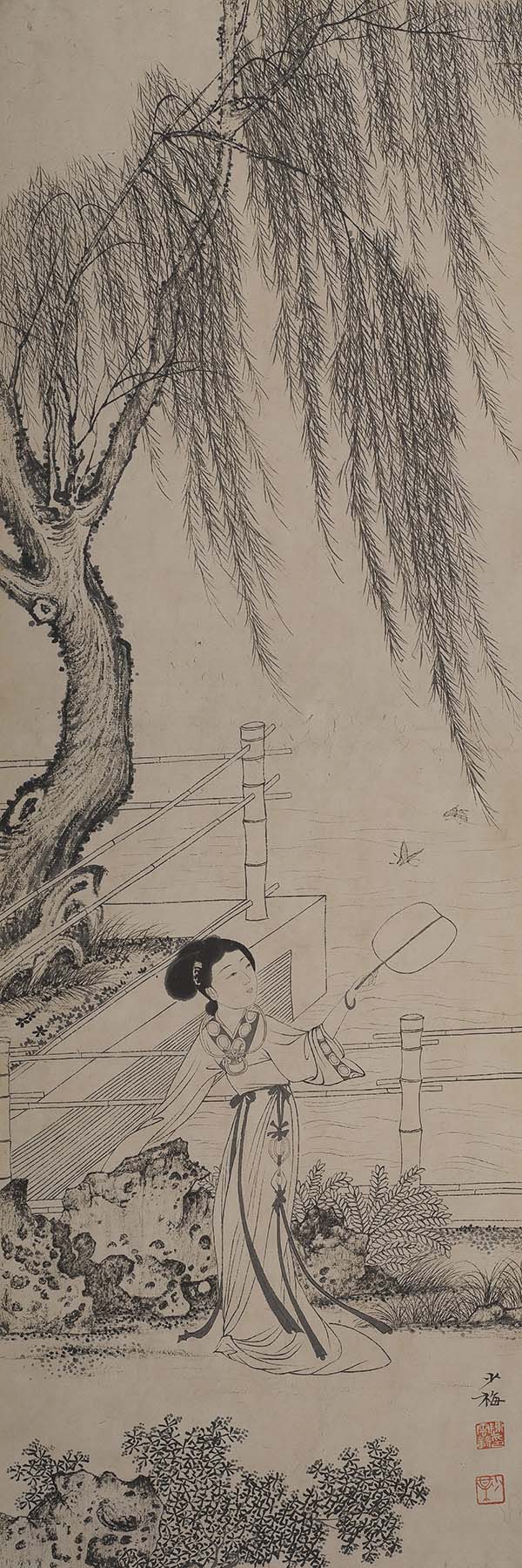 陈少梅 人物四条屏4