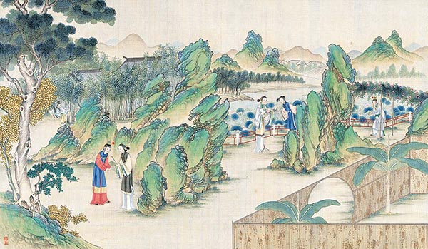 清 孙温 红楼梦图册37 高清图下载