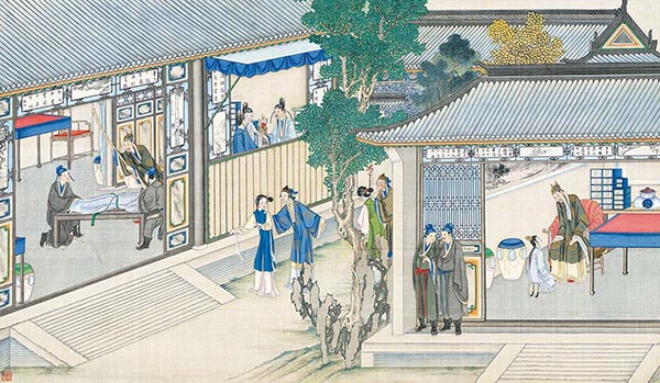 清 孙温 红楼梦图册40 高清图下载