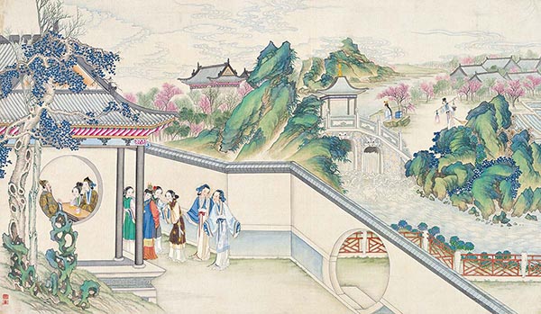 清 孙温 红楼梦图册41 高清图下载