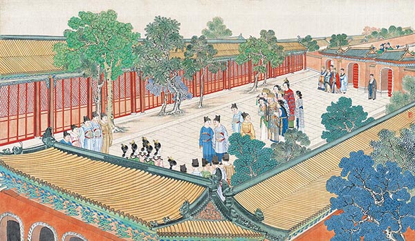 清 孙温 红楼梦图册52 仕女图高清图下载