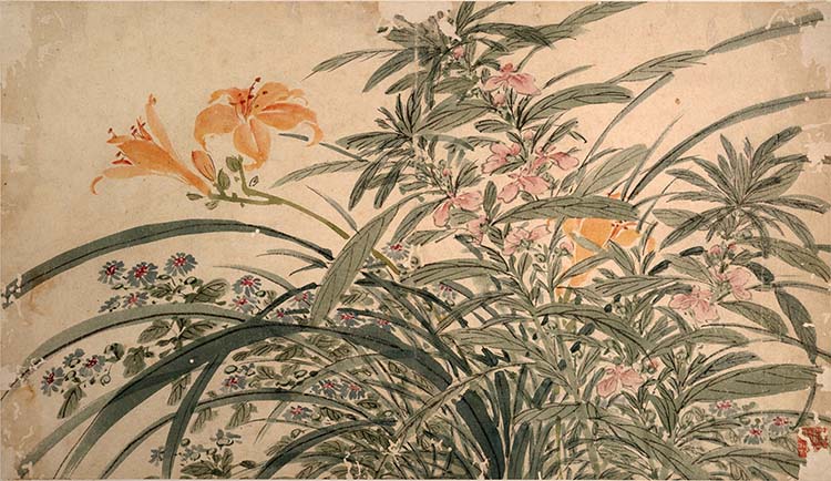 明 陈淳 花卉图10 国画高清图下载