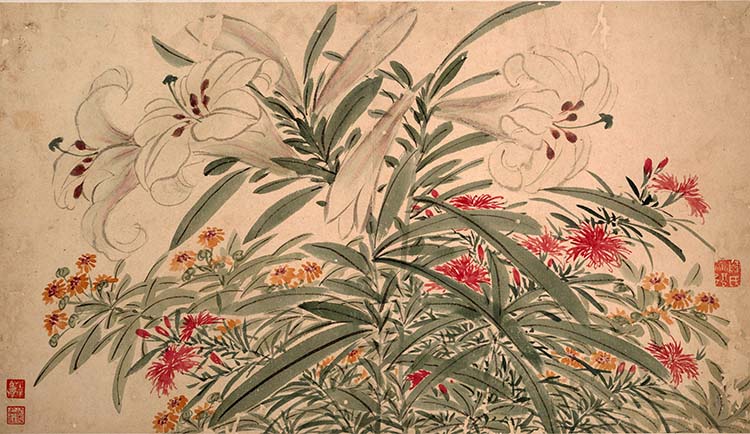 明 陈淳 花卉图11 国画高清图下载