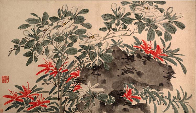 明 陈淳 花卉图03 国画高清图下载