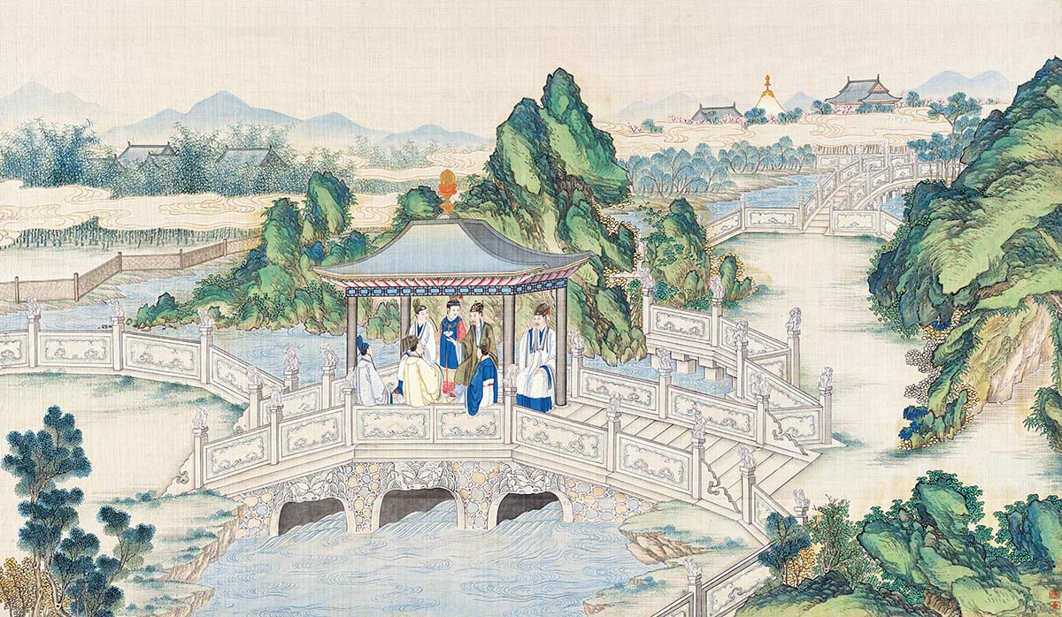 清 孙温 红楼梦图册114 仕女图国画人物高清图下载