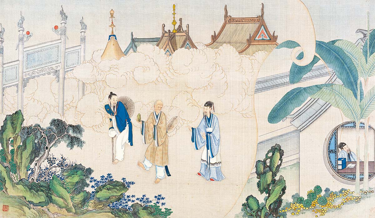 清 孙温 红楼梦图册141 仕女图国画人物高清图下载